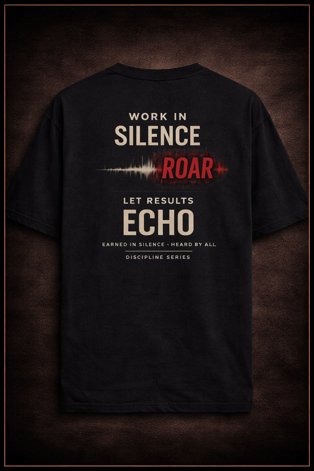 WORK IN SILENCE LET RESULT ECHO